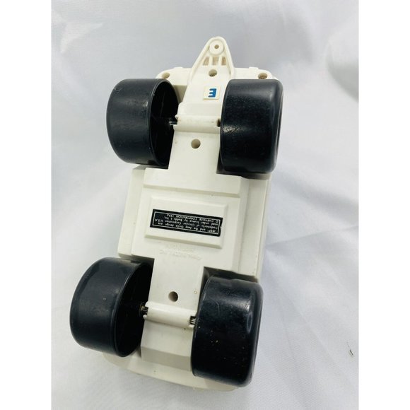 Rare Vintage 1994 Buddy L Jeep Wrangler Push Along Toy Truck Car Red White Blue - Picture 5 of 10